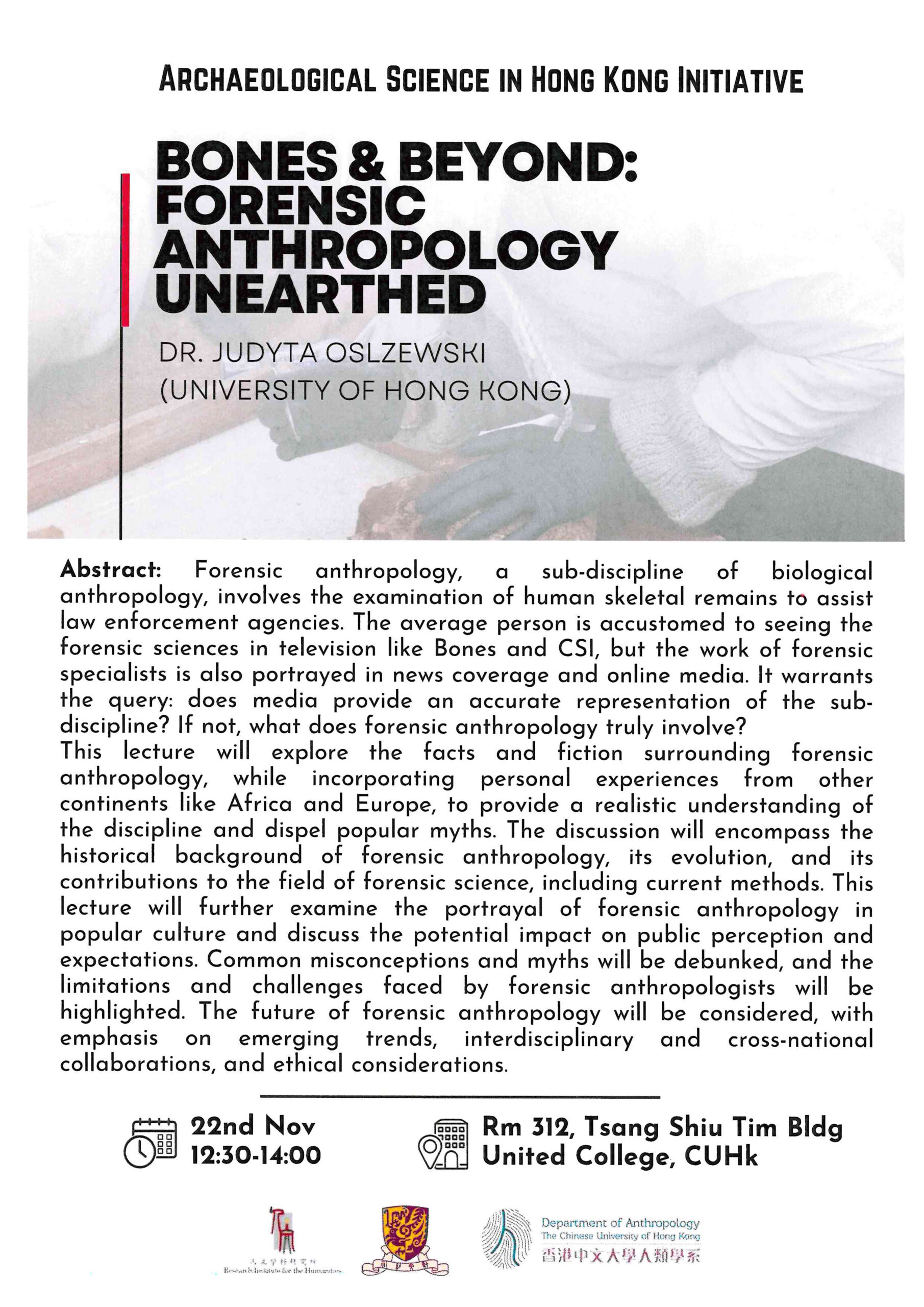 Bones Beyond Forensic Anthropology Unearthed Research Institute honorary-degree-conferment-ceremony-and-distinguished-lecture-cuhk